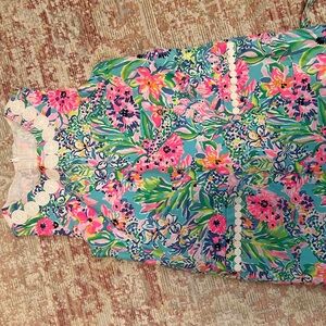 Lilly Pulitzer Pink and Gold Tag